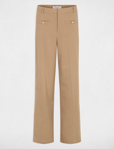 Pantal&oacute;n recto de tiro alto topo mujer