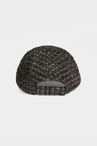 Gorra « M » negro mujer