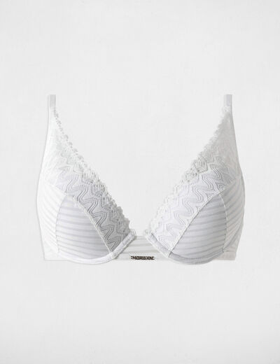 Sujetador preformado blanco mujer