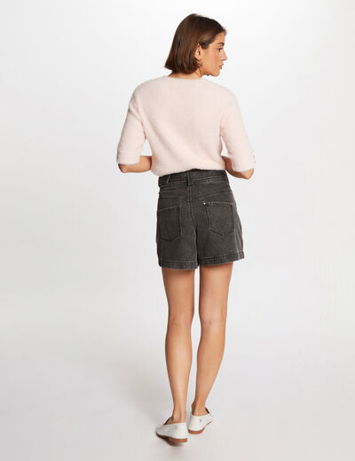 Jersey manga corta rosa mujer
