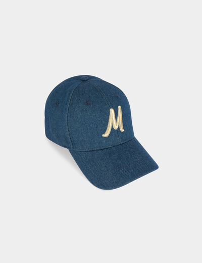 Gorra vaquero bordada M denim stone mujer