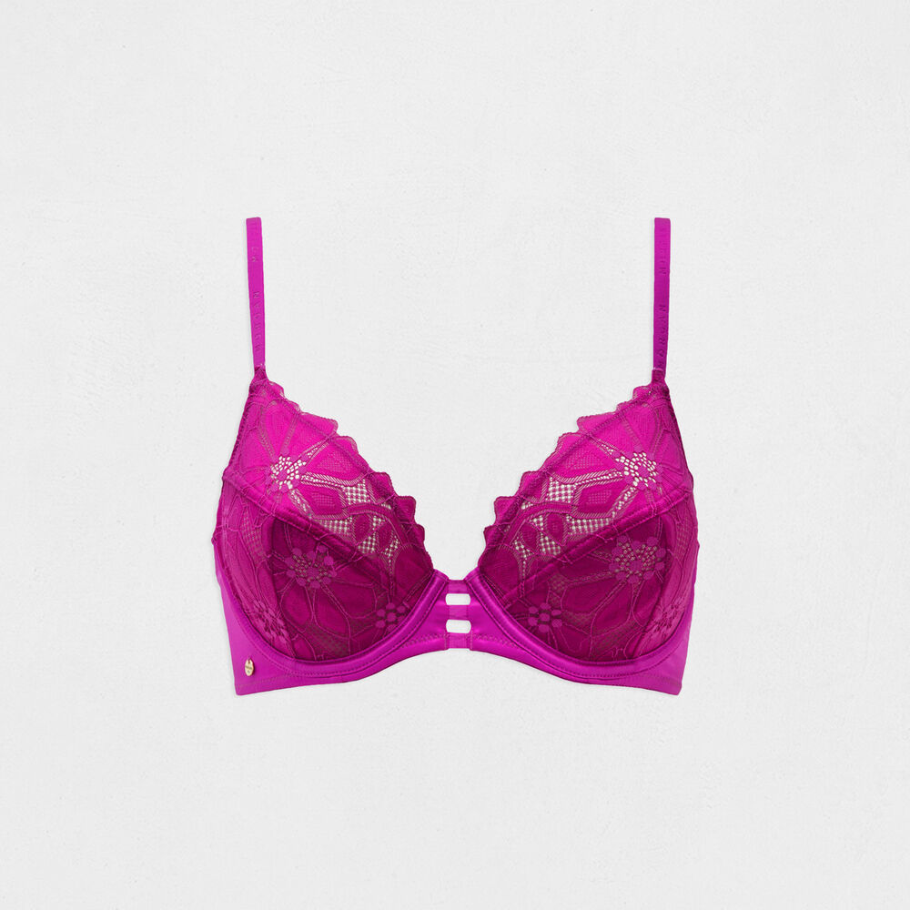 Sujetador con aros violeta mujer