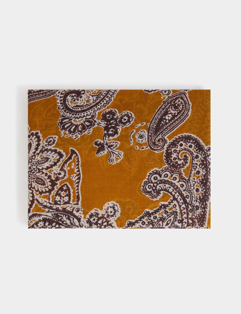 Pañuelo estampado cachemir multicolor mujer