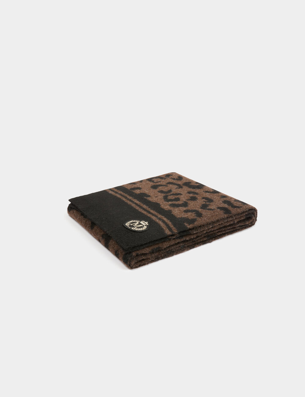 Bufanda de aspecto lanoso multicolor mujer