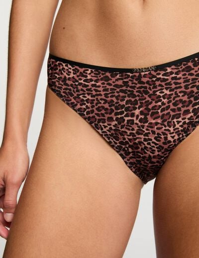 Braguita de tiro bajo negro mujer