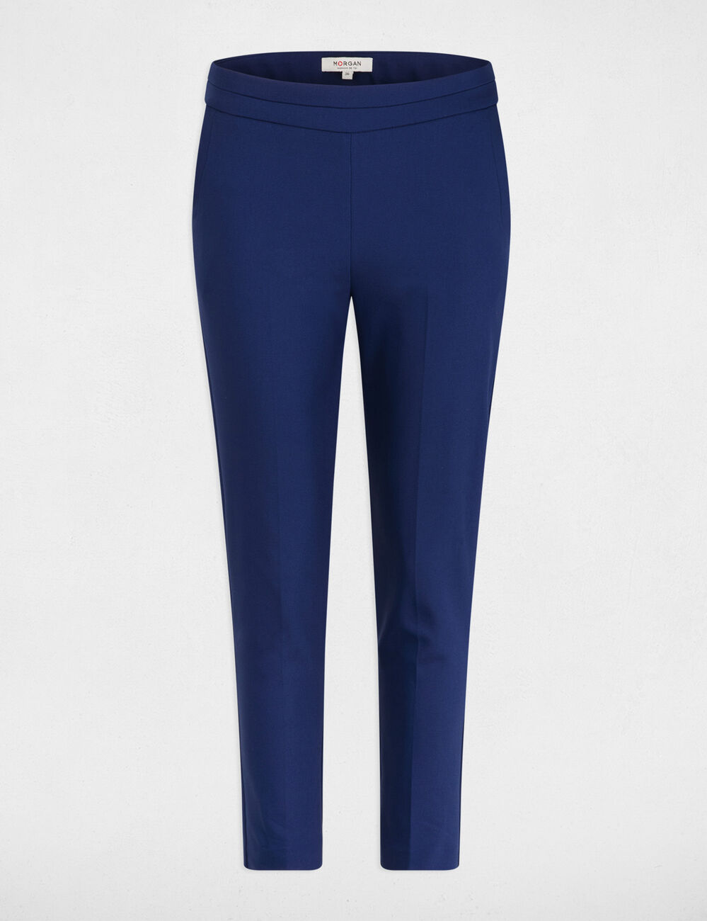 Pantal&oacute;n cigarette estilo corto azul marino mujer