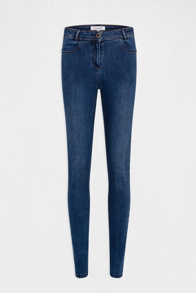Vaquero slim talle estándar vaquero stone mujer