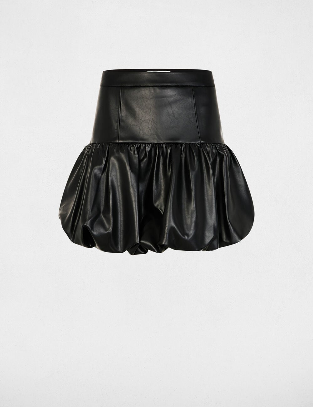Falda corta ajustada negro mujer
