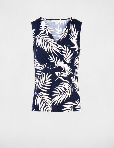 Camiseta sin mangas multicolor mujer