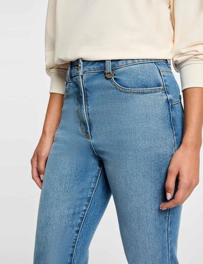 Vaqueros bootcut denim stone mujer