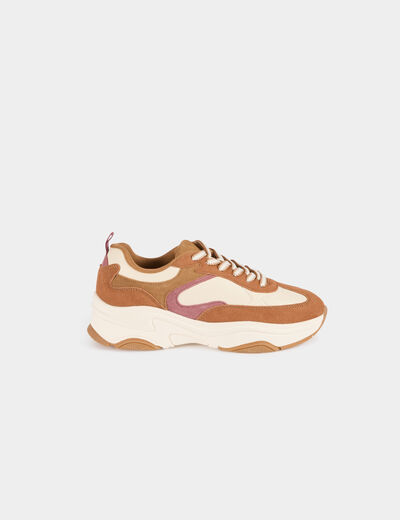 Zapatillas de ante multicolor mujer
