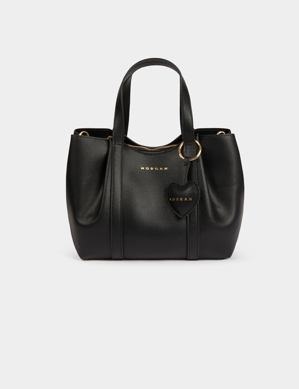 Bolso tote de piel sint&eacute;tica negro mujer