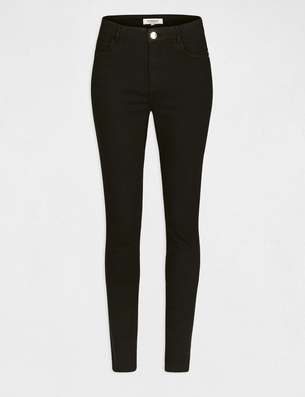 Pantal&oacute;n skinny talle est&aacute;ndar negro mujer