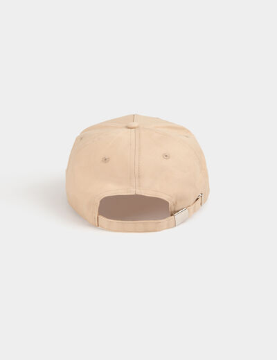 Gorra M con strass beige mujer