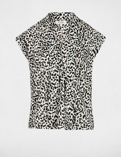 Camiseta manga corta blanco mujer