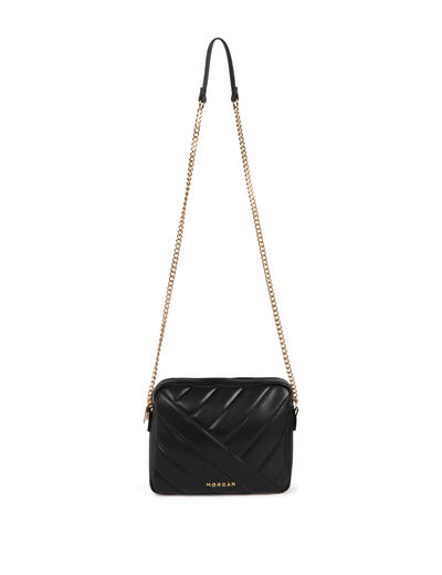Bolso acolchado negro mujer