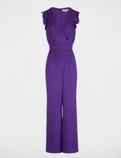 Mono largo holgado violeta mujer