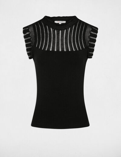 Jersey sin mangas negro mujer