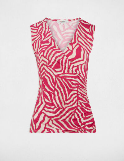 Top sin manga multicolor mujer