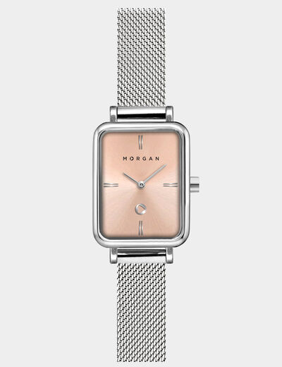 Reloj couleur argent mujer