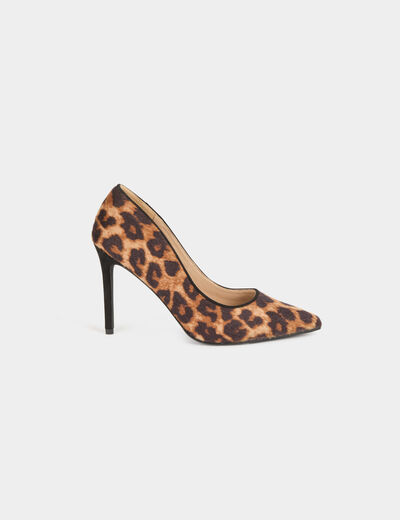 Zapatos tacones de aguja multicolor mujer