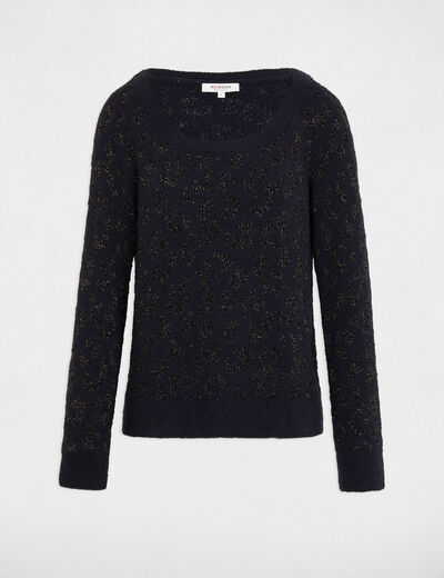 Jersey estampado leopardo marino mujer