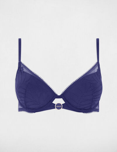 Sujetador preformado azul marino mujer