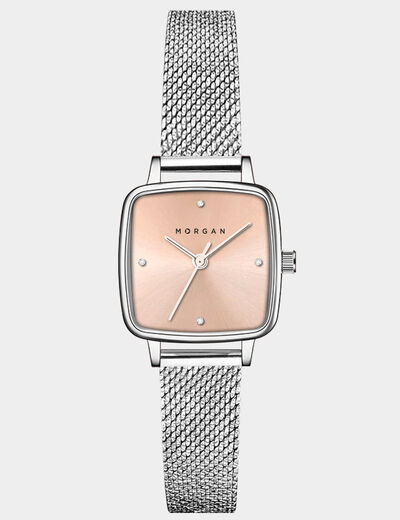 Reloj couleur argent mujer