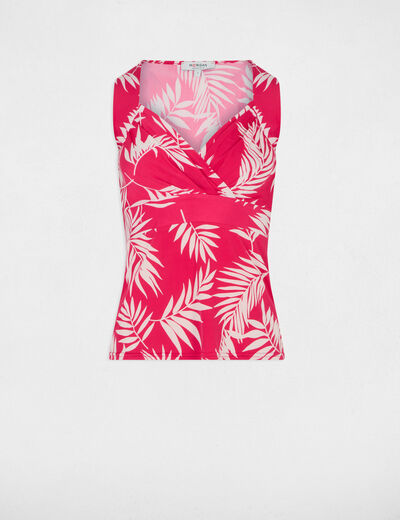 Camiseta sin mangas multicolor mujer