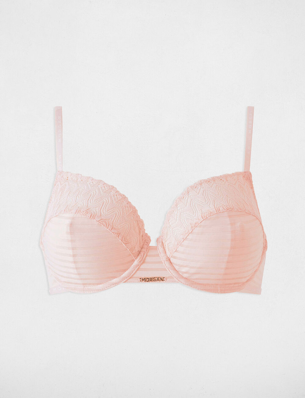 Sujetador corbeille rose pale mujer