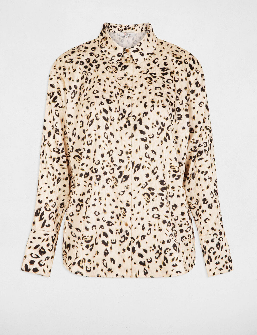 Camisa entallada multicolor mujer