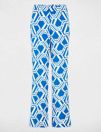 Pantalón estampado multico mujer