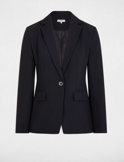Chaqueta blazer azul marino mujer