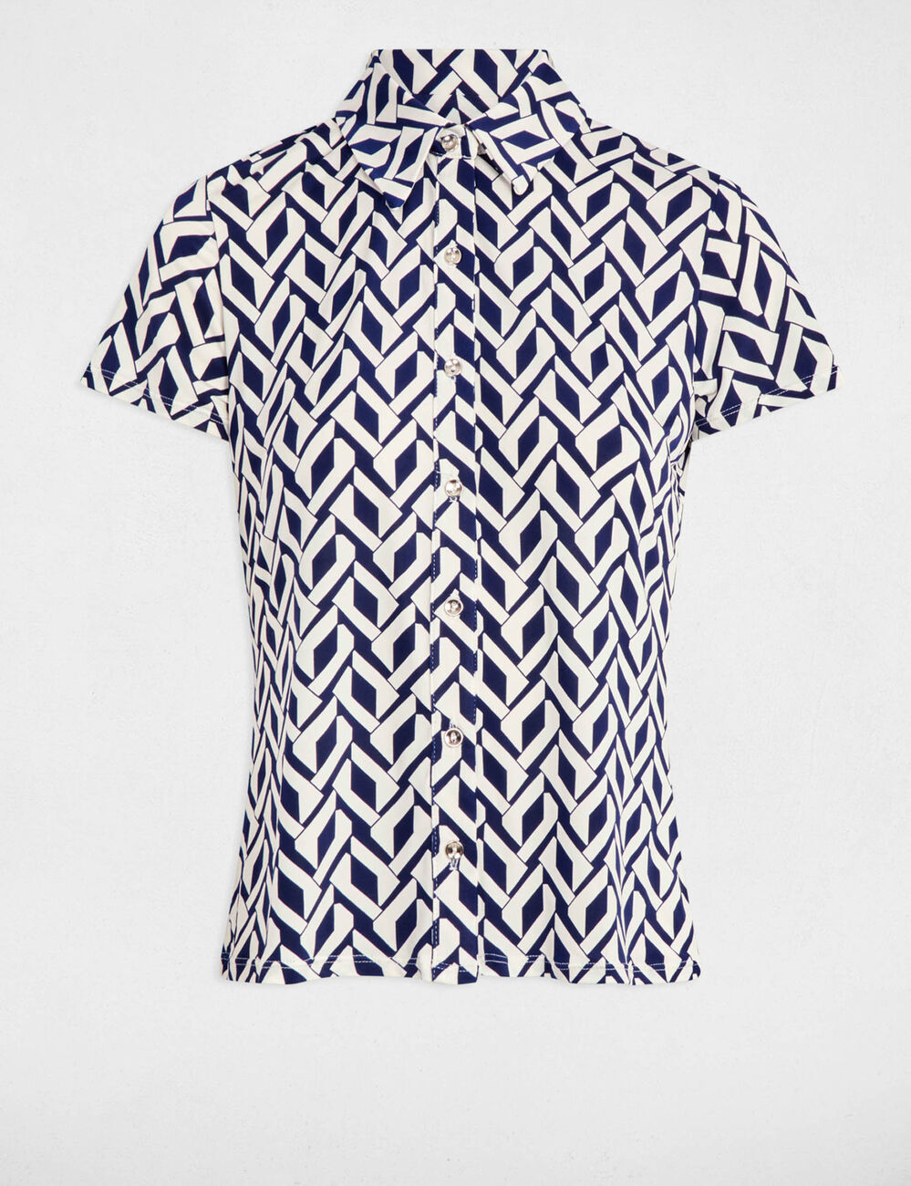 Camiseta manga corta blanco mujer