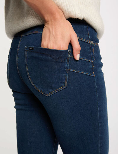 Vaquero slim talle estándar denim crudo mujer
