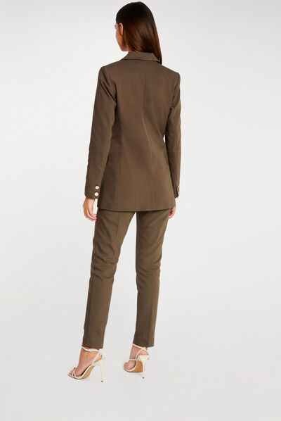 Chaqueta city recta  mujer