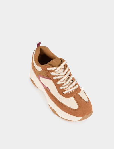 Zapatillas de ante multicolor mujer