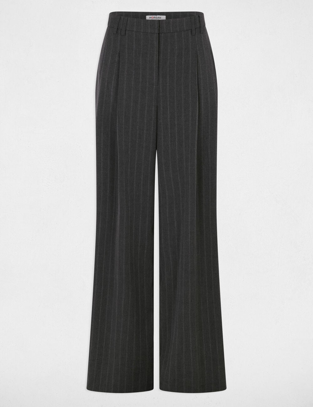 Pantal&oacute;n ancho de tiro alto mujer
