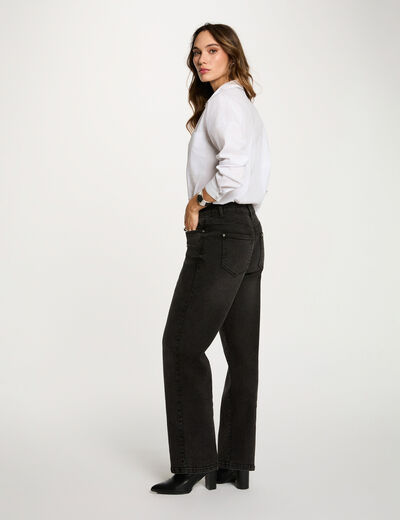 Camisa oversize con strass blanco mujer