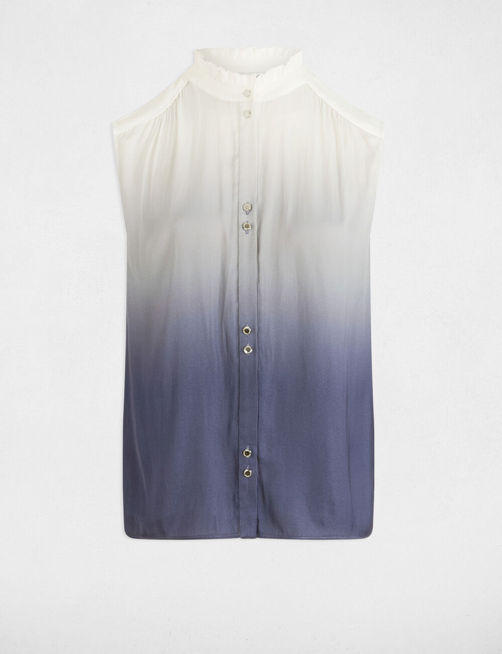 Camisa sin mangas multicolor mujer