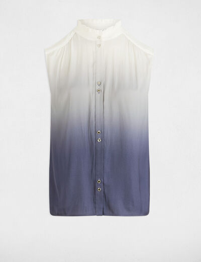 Camisa sin mangas multicolor mujer
