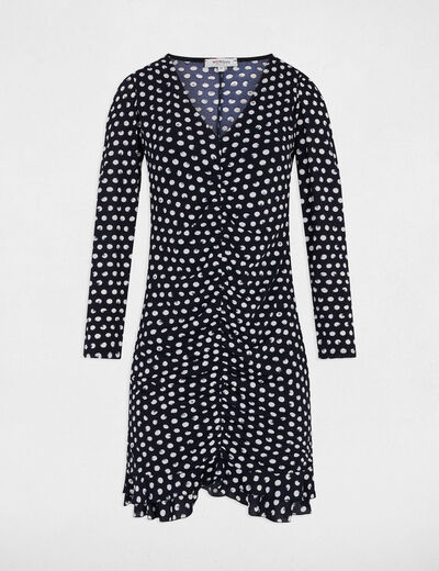 Vestido corto ajustado multicolor mujer