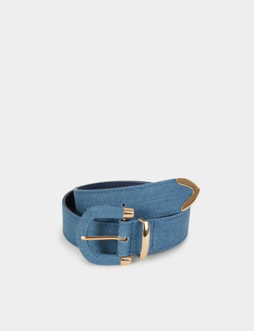 Cintur&oacute;n vaquero denim stone mujer