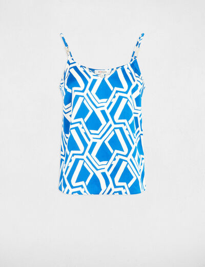 Blusa estampado geométrico multico mujer