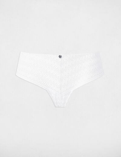 Braguita de encaje blanco mujer