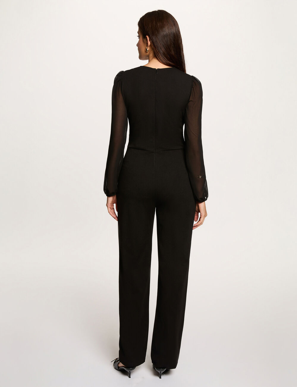 Mono cruzado negro mujer