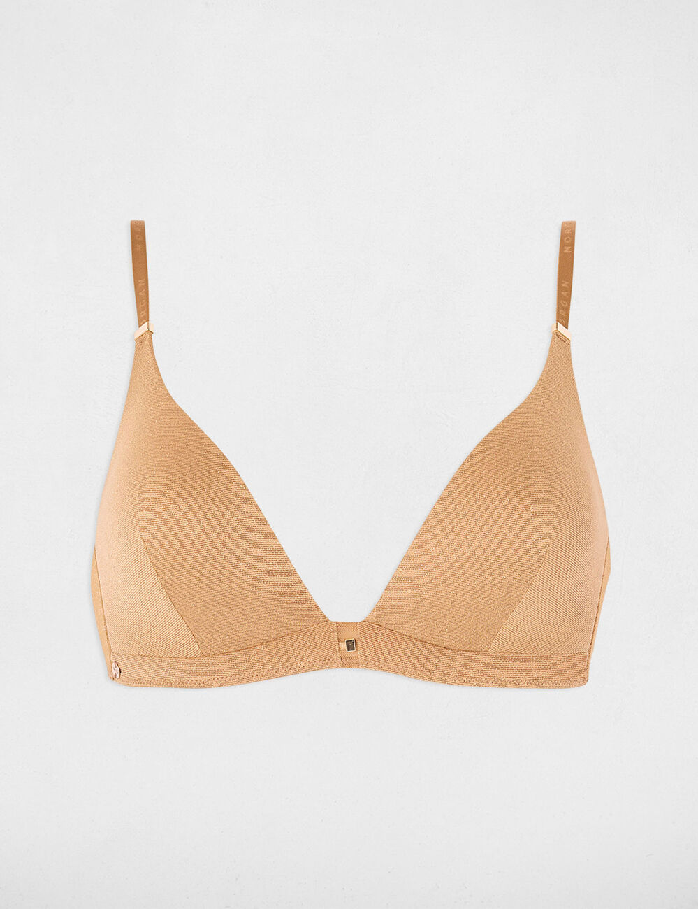 Sujetador color piel amarillo oro mujer