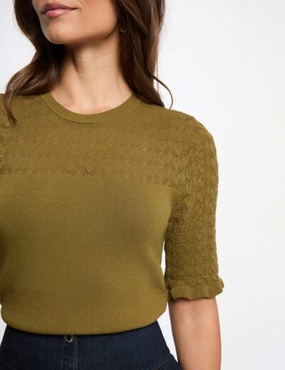 Jersey de mangas cortas mujer