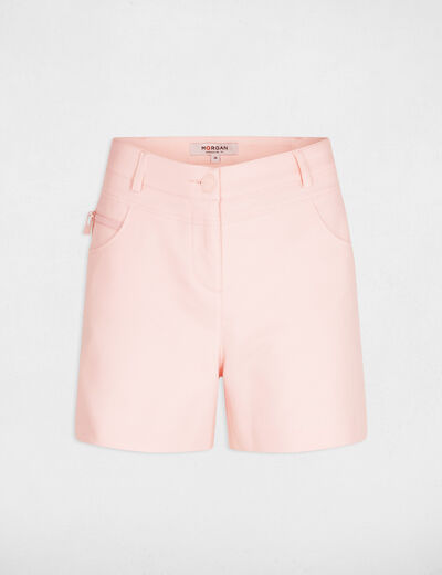 Short ajustado talle alto rose pale mujer