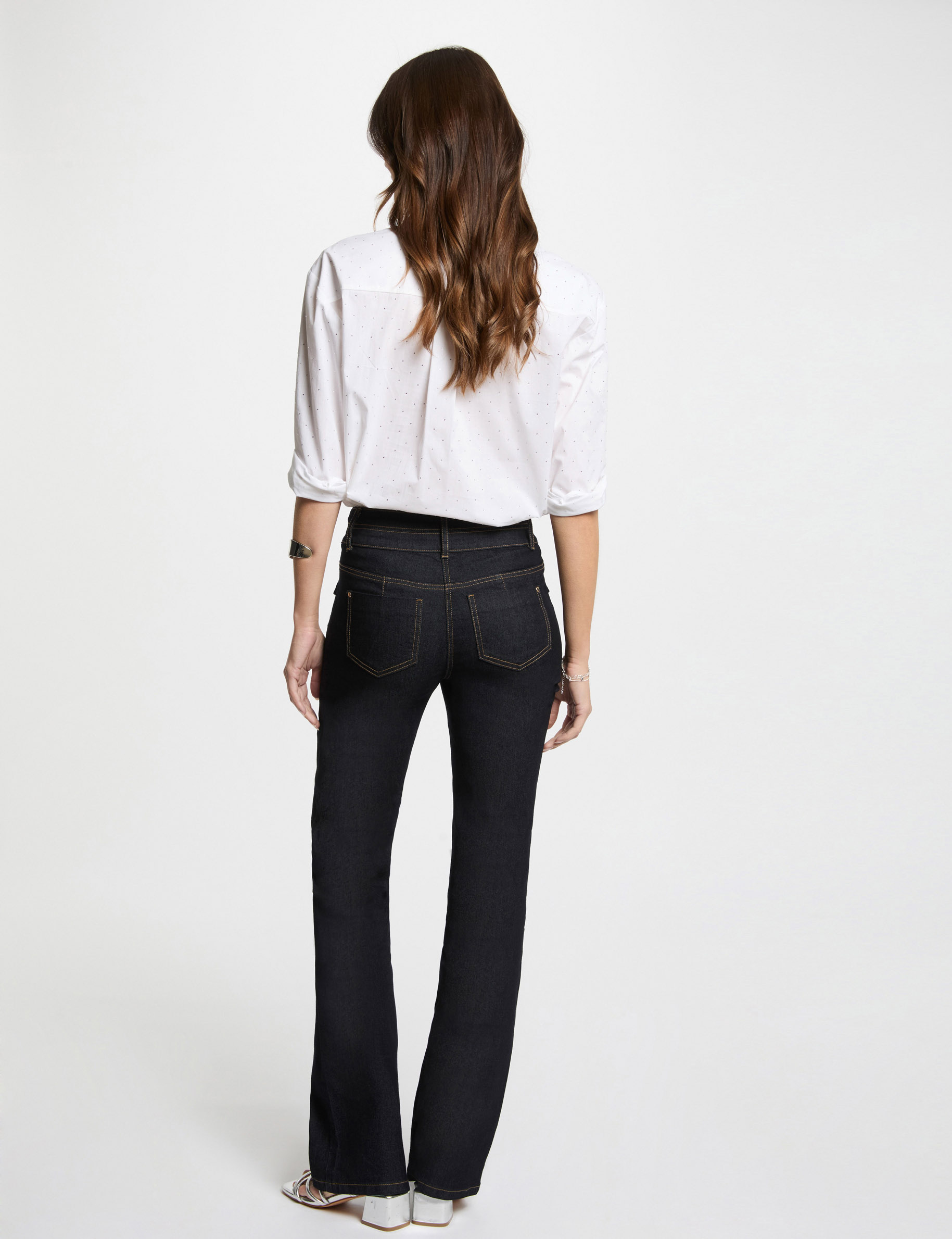 vaquero boot cut azul mujer Vaquero boot-cut azul mujer